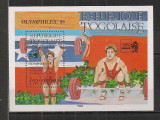 Togo.1988 Expozitia filatelica OLYMPHILEX-Bl. supr. ST.309, Nestampilat