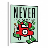 Tablou Canvas, Tablofy, Never Look Back &middot; Monopoly Edition, Printat Digital, 50 &times; 70 cm