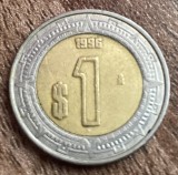 C50 - Moneda foarte veche - Mexic - 1 peso - 1996