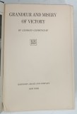 GRANDEUR AND MISERY OF VICTORY by GEORGES CLEMENCEAU , 1930