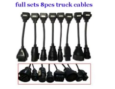 Set 8 Cabluri Adaptoare Interfata Delphi&amp;Autocom PTCamioane Si Tiruri