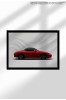 Poster Canvas cu Supercar Modern &ndash; Print Digital Ne&icirc;nramat pe P&acirc;nză Mată - 1432 Boxster 987 | A4 (21 x 29.7 cm)