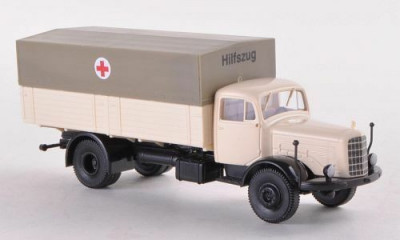 Macheta Mercedes L 325 pp RDC Hilfszug - Brekina scara 1:87 foto