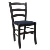 Scaun Paesana - cadru wenge - stofa S80 - albastru