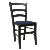 Scaun Paesana - cadru wenge - stofa S80 - albastru