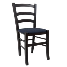 Scaun Paesana - cadru wenge - stofa S80 - albastru