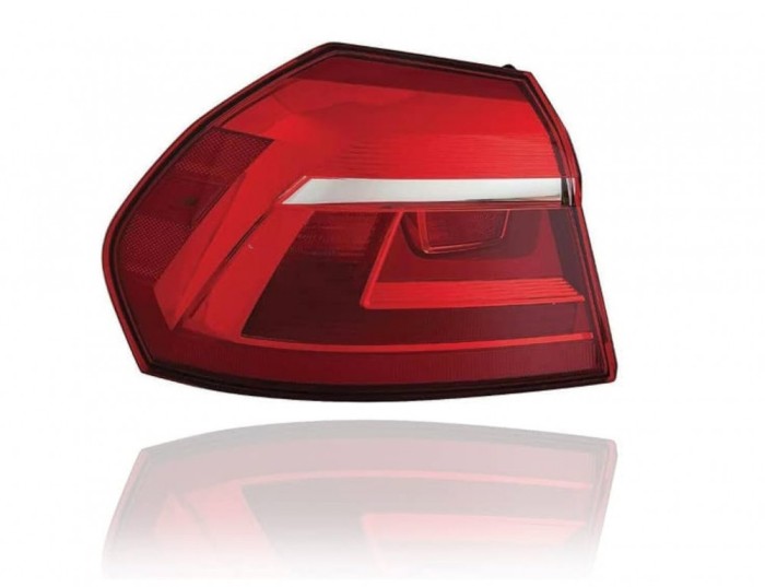 Stop spate, lampa Volkswagen Passat (Nms), 10.2015-06.2016, model: Sedan, montare spate, stanga, Tip=USA; LED+W21W; cu soclu bec; Omologare: SAE; ext