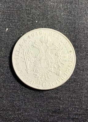 Moneda 20 kreuzer 1848 Austria semn monetarie A Viena foto