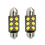 Set x 2 LED Festoon Sofite C5W 36 mm 3030 Led Chips 6 SMD alb pur, China