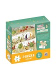 Cumpara ieftin In lumea fructelor si a legumelor cu micul catel de usturoi - Puzzle gigant, Didactica Publishing House
