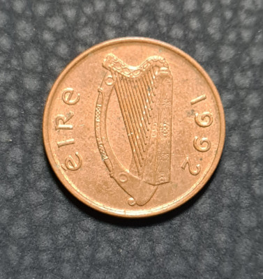 Irlanda 1 pence 1992 foto