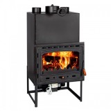 Focar de semineu, Prity C2 Fan, 2,4 kg/h, 700 x 610 x 1230