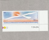 Taaf 1990 - Colonii franceze , Arta , Fauna , Pictura , pasare, dantelat , MNH ,Mi.270, Nestampilat