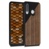 Husa pentru Huawei P30 Lite, Lemn, Maro, 50827.02, Carcasa, Kwmobile