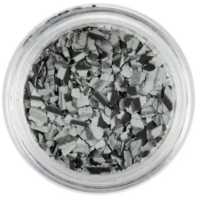 Fulgi de confetti cu o formă nedefinită - gri-negru cu dungi foto
