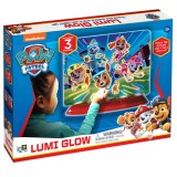 Tabla de desen cu lumini, Paw Patrol, 3D Lumi Glow