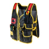 Vesta reglabila cu buzunare multiple pentru unelte, neagra, Topex