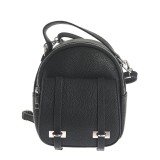 Rucsac mini negru din piele ecologica