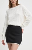 Abercrombie &amp; Fitch fusta culoarea negru, mini, creion, KI143-4361