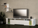 COMODA TV Ata, Alb, 180x36,8x29,6 cm