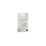 4 in 1 adaptoare SIM Micro-SIM Nano-SIM si cheie cu pin-Culoare Alb