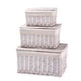 Cumpara ieftin Set 3 cosuri depozitare lemn rachita alba 28,5 x 20 x 15 cm, 37 x 26,5 x 20 cm, 44,5 x 33,5 x 22,5 cm