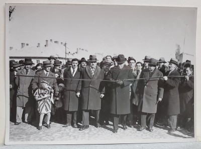 CONSTANTIN I. ANGELESCU , PRIM MINISTRU AL ROMANIEI , TAIND PANGLICA INAUGURALA , ANII &amp;#039;30 foto