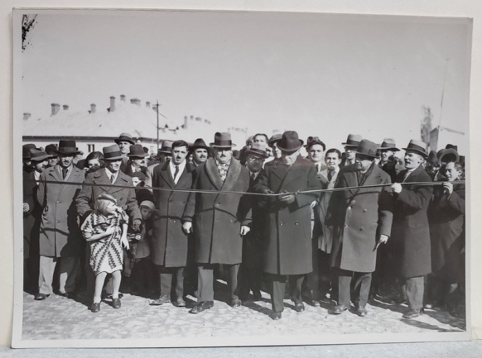 CONSTANTIN I. ANGELESCU , PRIM MINISTRU AL ROMANIEI , TAIND PANGLICA INAUGURALA , ANII &#039;30