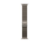 Curea smartwatch, THD, metalica, compatibila Apple Watch Ultra 49 mm, titan natural