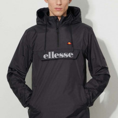 Ellesse geacă barbati, culoarea negru, de tranzitie SHR17782-BLACK