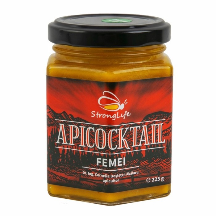 ApiCocktail&reg; FEMEI - mix apicol pentru imunitate din miere, polen, propolis,