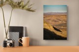 Tablou Canvas, "Umbre și lumină &icirc;n deșertul arid", Peisaj, Deșert, Munți, Uscat, St&acirc;ncos, Nisip, Relieful, Arid, Vedere, Mozaic, Natură, 26 x 39 cm, C