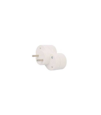 D.3802 Conector AC supply splitter Layout 2P Type round white 16A foto