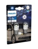 Set 2 becuri led auto Alb P21W Philips Ultinon Pro3100 SL semnalizare