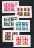RO-0196-ROMANIA 1945-Lp178-Apararea patriotica-12 blocuri hartie alba,MNH