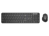 Kit de birou NATEC negru wireless USB A, tastatură și mouse optic, rază 10m, layout US