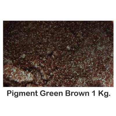 Pigment Metalic Green Brown 1Kg. foto