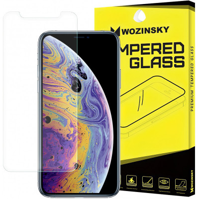 Folie Protectie Ecran WZK pentru Apple iPhone XS Max, Sticla securizata, 9H foto