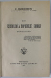 DIN PSIHOLOGIA POPORULUI ROMAN, D DRAGHICESCU, BUCURESTI 1907