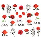 Cumpara ieftin Tatuaj unghii LUXORISE, Rose Bar BN-1112, LUXORISE Nail Art