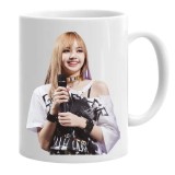Cana alba personalizata blackpink kpop lisa, INOVATIX&reg;. 330 ml