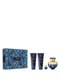Cumpara ieftin Set cadou Versace Dylan Blue pour Femme (Apa de parfum, 100 ml + Apa de parfum, 5 ml + Lotiune pentru corp, 100 ml + Gel de dus, 100 ml), pentru femei