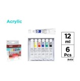 Cumpara ieftin Tempera acrilica Artix, 12 ml, 6 culori
