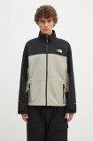The North Face geacă Hmlyn Track Jacket barbati, culoarea gri, de tranzitie, NF0A88XW5IF1
