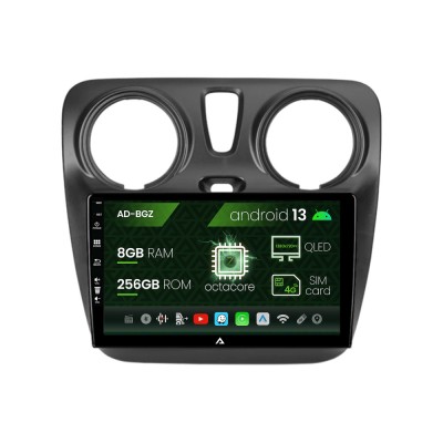 Navigatie Dacia Dokker Lodgy, Android 13, Z-Octacore 8GB RAM + 256GB ROM, 9 Inch - AD-BGZ9008+AD-BGRKIT375V2 foto