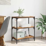 VidaXL Dulap pentru cărți Lemn vechi 60 x 33 x 71 cm Lemn compozit