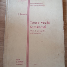 C. Boroianu - Texte vechi românești. Album de paleografie româno-chirilică, 1971