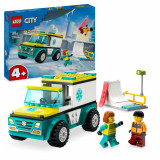 Cumpara ieftin Ambulanta de urgenta si snowboarder, LEGO&reg;