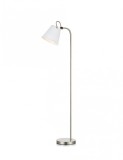 Lampadar Tribe, metal, argintiu, 30 x 137 x 23 cm, 60w