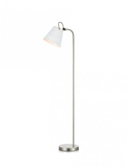 Lampadar Tribe, metal, argintiu, 30 x 137 x 23 cm, 60w